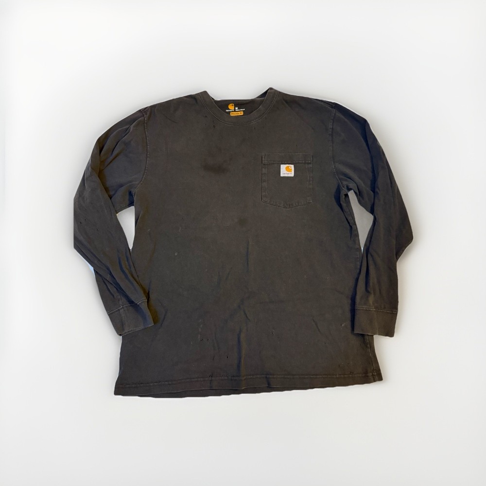 Carhartt Original Fit Long Sleeve Pocket T-Shirt BlackSize M