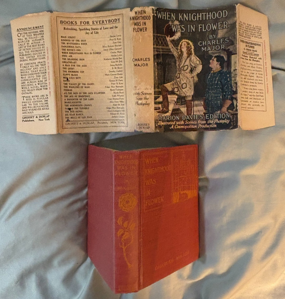 When Knighthood was in Flower - photoplay edition movie tie-in DJ & stills VG