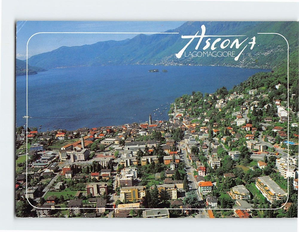 Postcard Lago Maggiore Ascona Switzerland