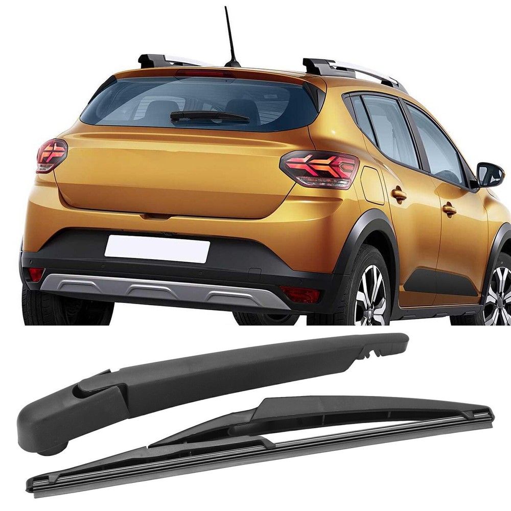 Car Rear Windshield Wiper Arm & Blade Set 287815304R Black OEM Replacement