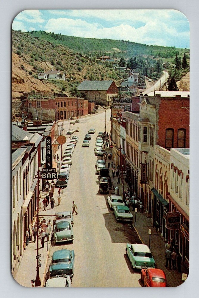 Central City CO-Colorado, Main Street, Vintage Postcard