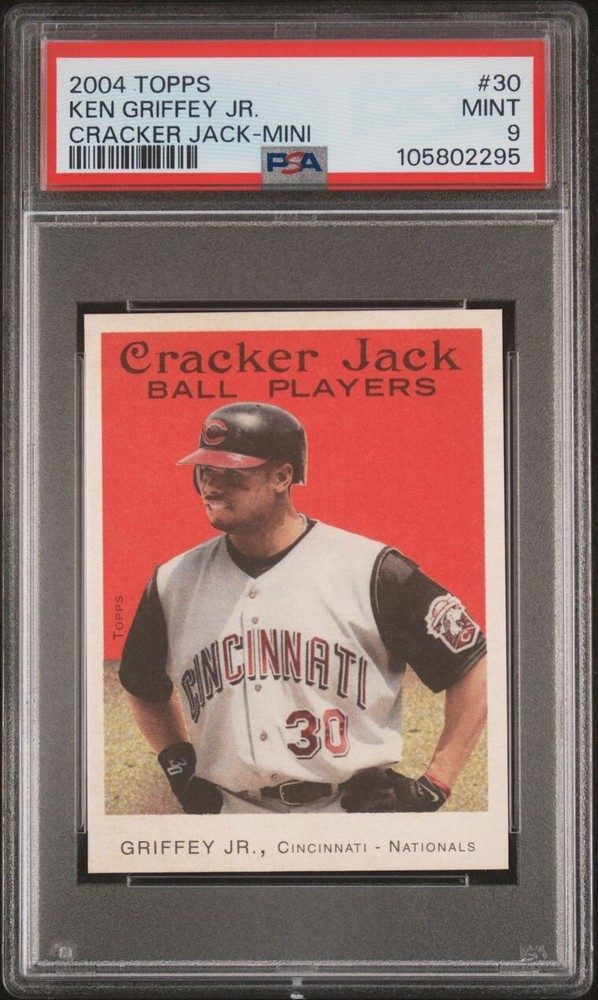 2004 Topps Cracker Jack Ken Griffey Jr #30 Mini Baseball Card  
