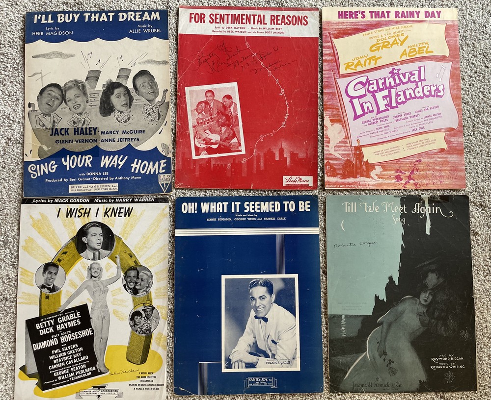 Antique and Vintage Sheet Music - Lot 9