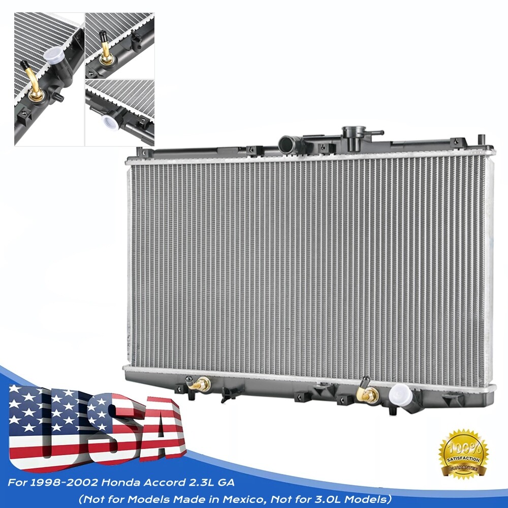 Car Aluminium Radiator For 1998-2002 Honda Accord 2.3L GA Replacement Radiator