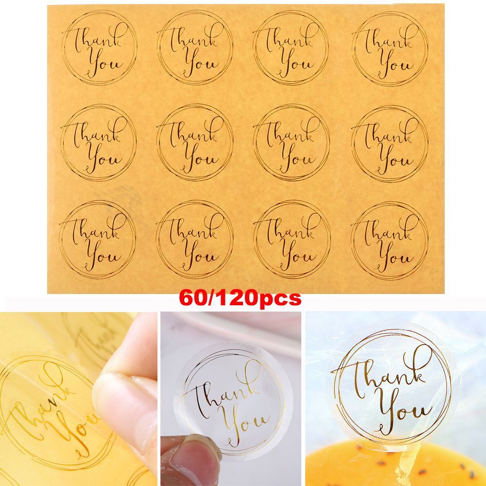 Festival Decoration Handmade Sealing Labels for 60/120 Gift Boxes
