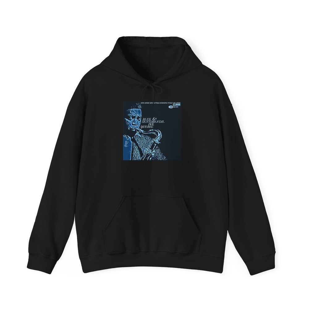 Ike Quebec Graphic Print Jazz Art Crew LS Unisex Heavy Blend™ Hooded Sweatshirt