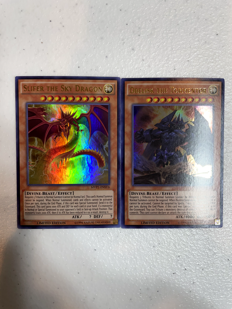 Yugioh MVP1 Ultra Rare Obelisk Tormentor Slifer Sky Dragon S059