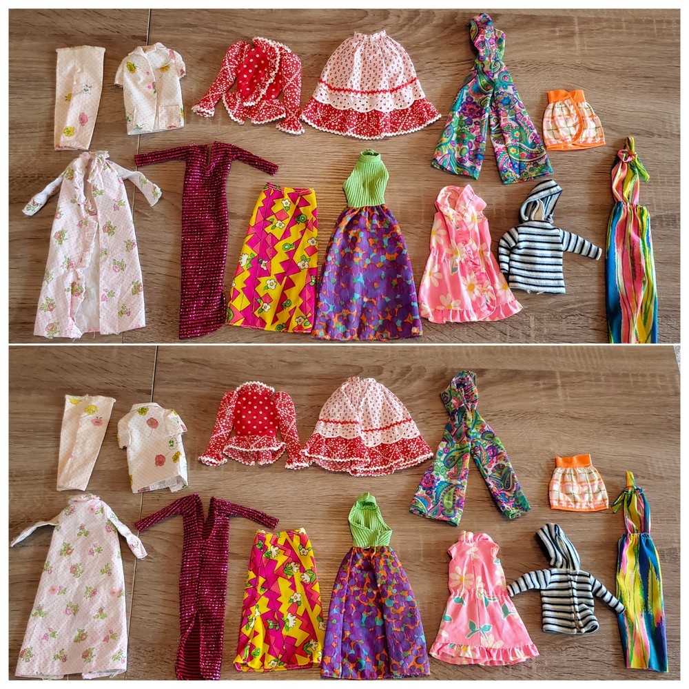 Vintage Barbie TLC Lot.  Most, But Not All, Need Minor Mending / Sewing WorkSome items tagged, other Barbie Best Buy untagged