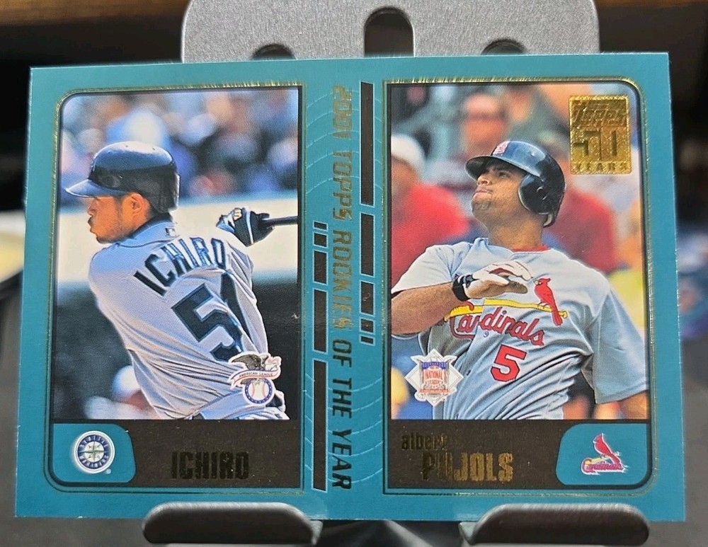 2001 Topps Traded & Rookies - Albert Pujols, Ichiro Suzuki #T99 (RC)