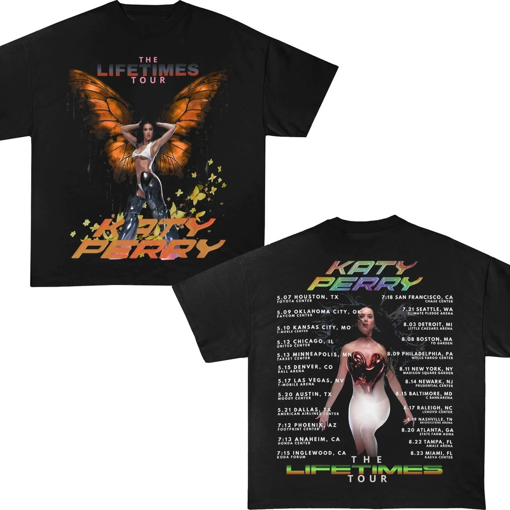 2025 Katy Perry the Lifetime Tour Shirt, Katy Perry Tee, Katy Perry Fan T-shirt
