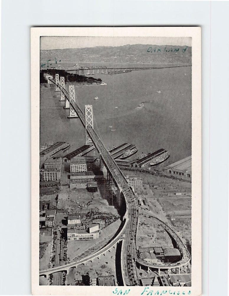 Postcard View Of The San Francisco California USA