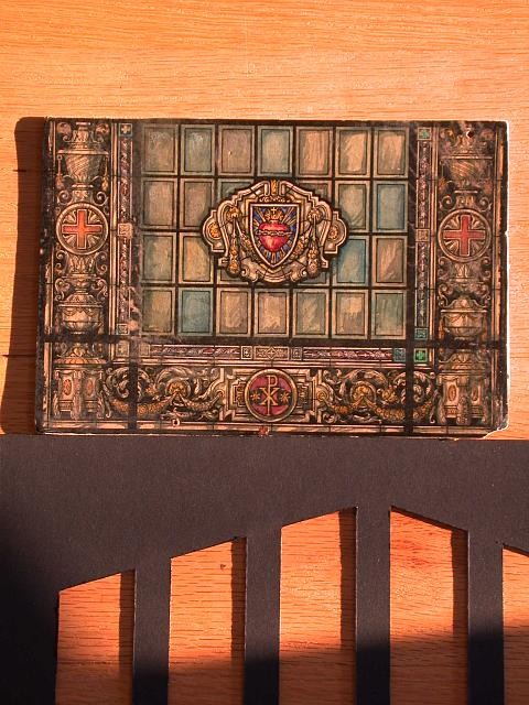 Photo:glass for drawing Design window stained