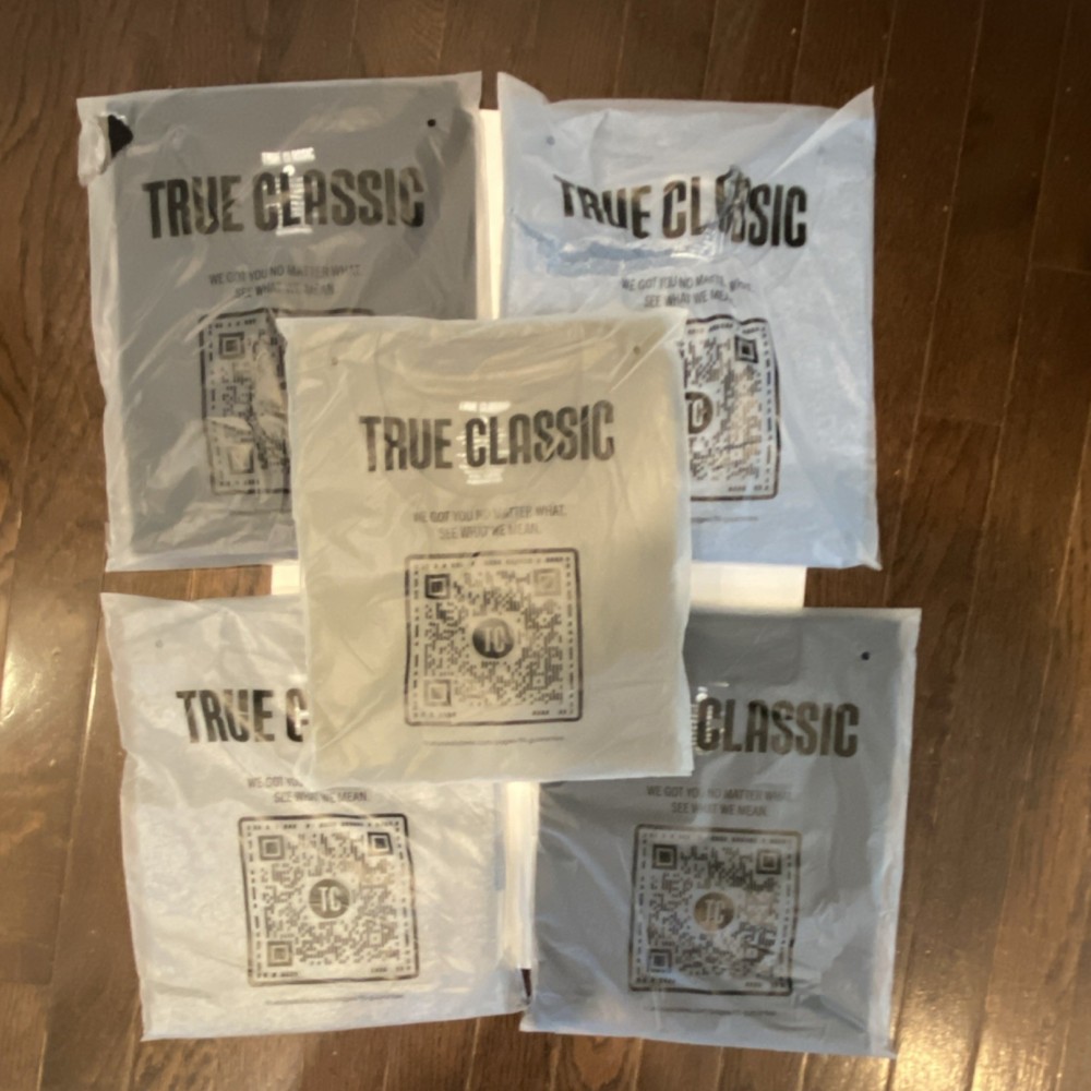 True Classic Tall large T Shirt Crewneck  5x