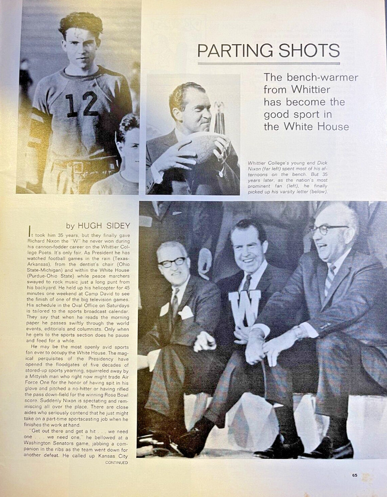 1970 President Richard Nixon Through The Years illustrated