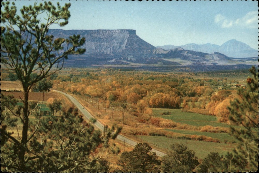 Ute Mountain Mesa Verde National Park Colorado ~ postcard sku243