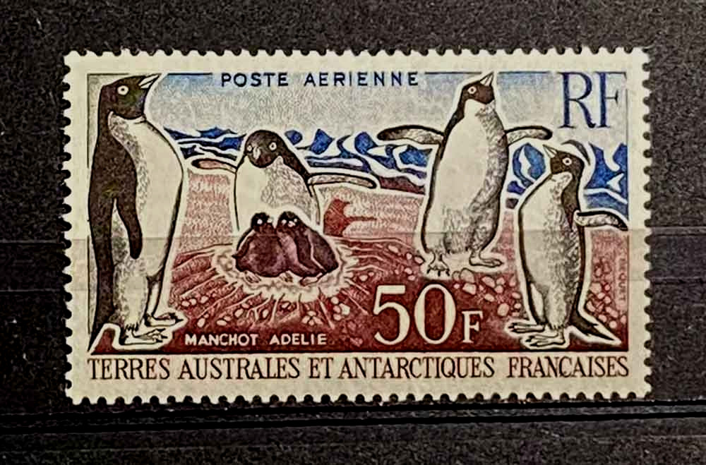 French. So. Antarctic. Terr., France: 1963 Unused Airmail Stamp Scott #C4 Sound