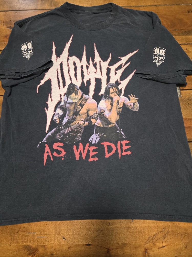 Doyle Band Shirt Mens XL Black As We Die II Album Merch Misfits Horror Punk 23x2