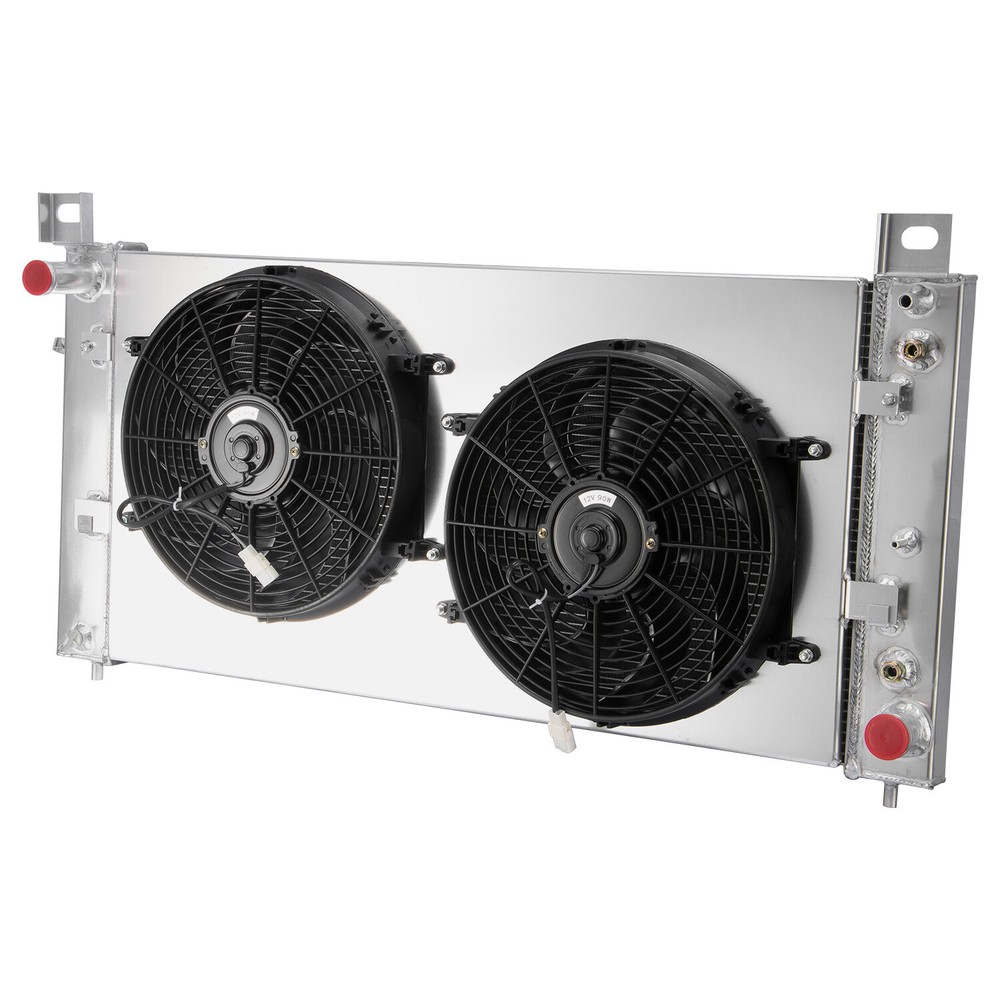 3 Row Radiator+Shroud Fan Fits 99-13 Chevy Silverado 1500 2500 GMC Sierra Yukon.