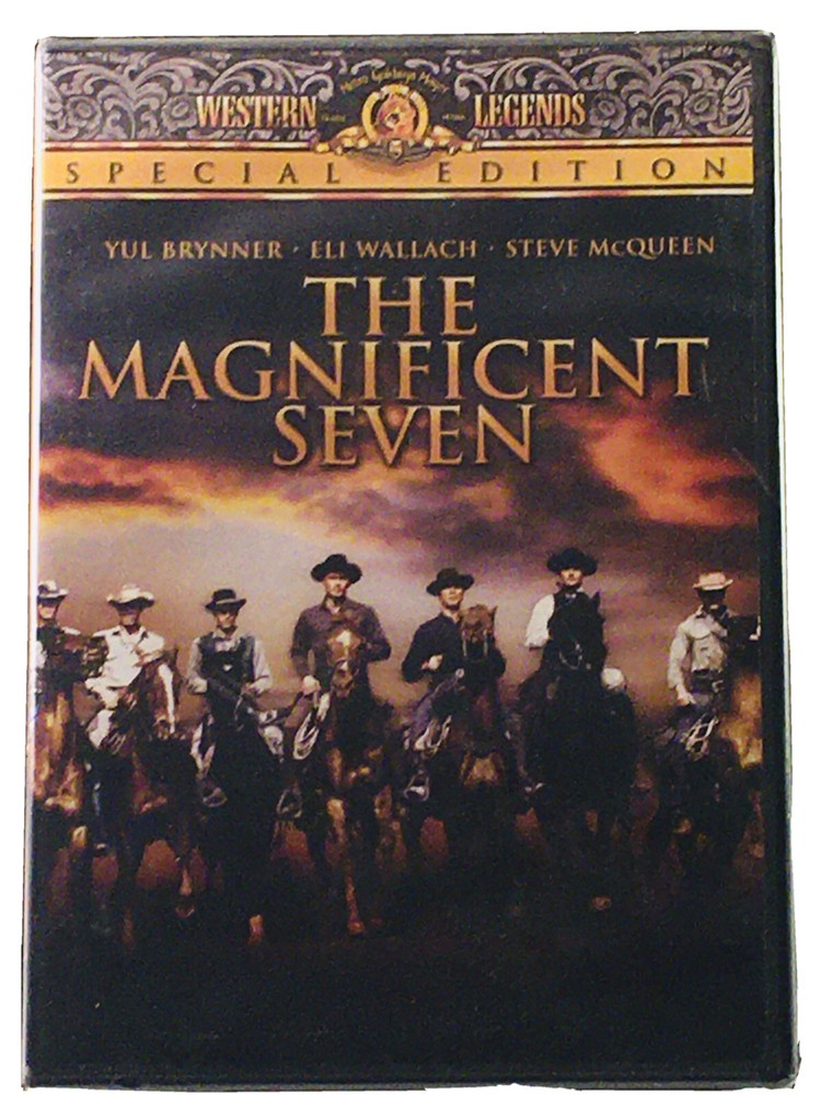 The Magnificent Seven (DVD 2007 WS) Yul Brynner, Steve McQueen Eli Wallach Promo