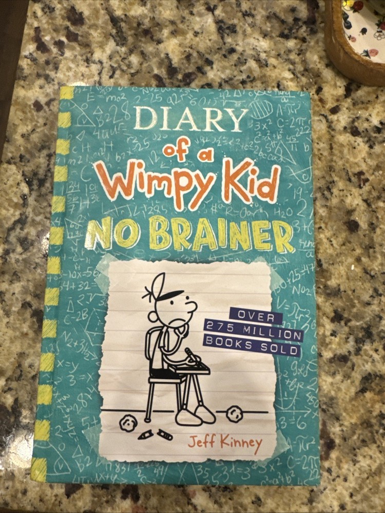 No Brainer (Diary of a Wimpy Kid #18) by Jeff Kinney (2023, Hardcover)
