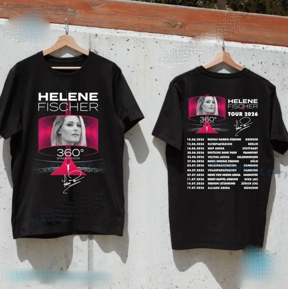 Helene Fischer 360° Stadion Tour 2026 T-shirt Fans