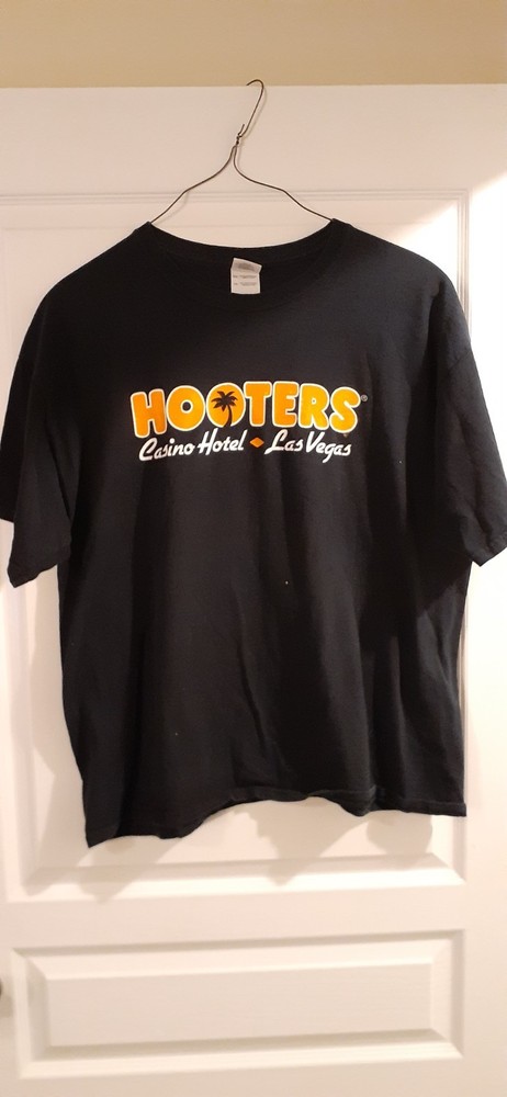 Vintage Hooters Las Vegas Casino Hotel Shirt Black XL