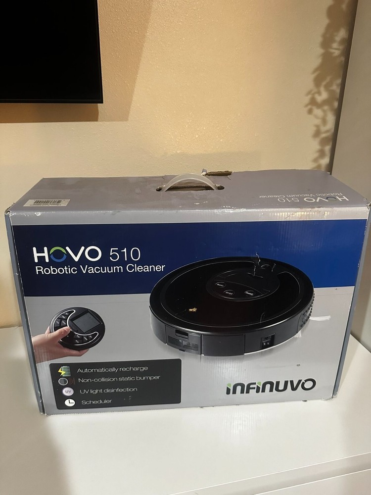 Infinuvo Hovo 510 Robotic Vacuum Cleaner with Home Charging Station, Scheduler