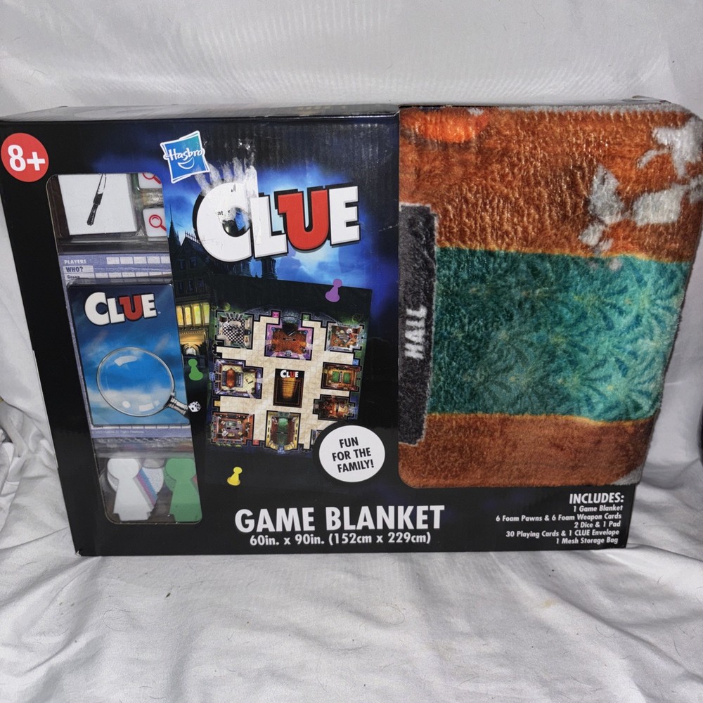 Clue Game Blanket 60