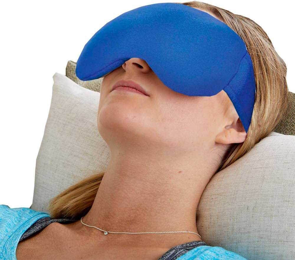 Bed Buddy Sinus Headache Relief Mask - Heated Eye Mask and Cold Eye Mask - Eye