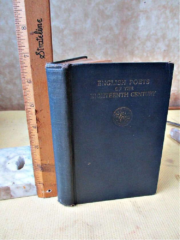 COLLECTION of ENGLISH POETS of 18th CENTURY, 1918, Modern Students Lib., Poetry