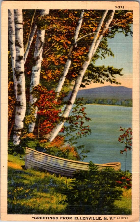 Ellenville New York NY : BOAT SCENE m/14 BB0458