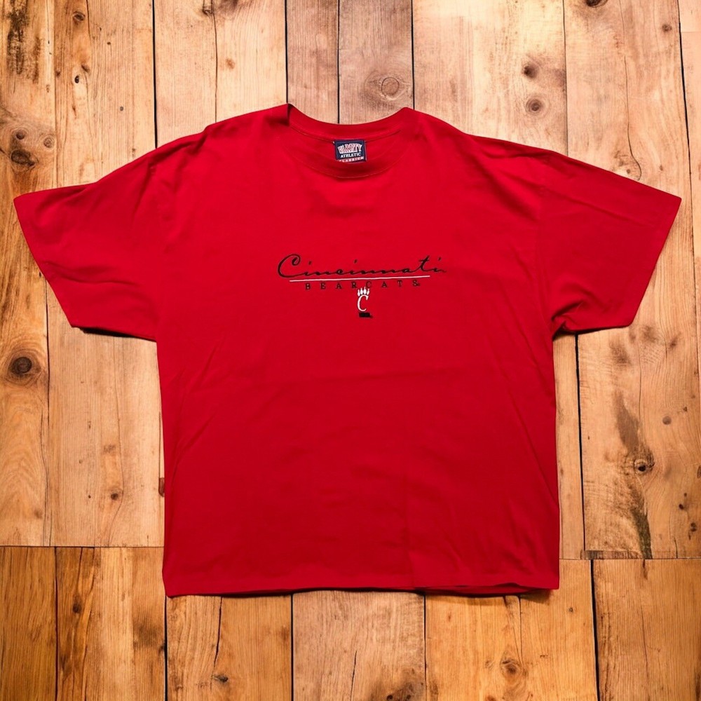 Vintage 90’s University Of Cincinnati Bearcats Embroidered Shirt Size 2XL