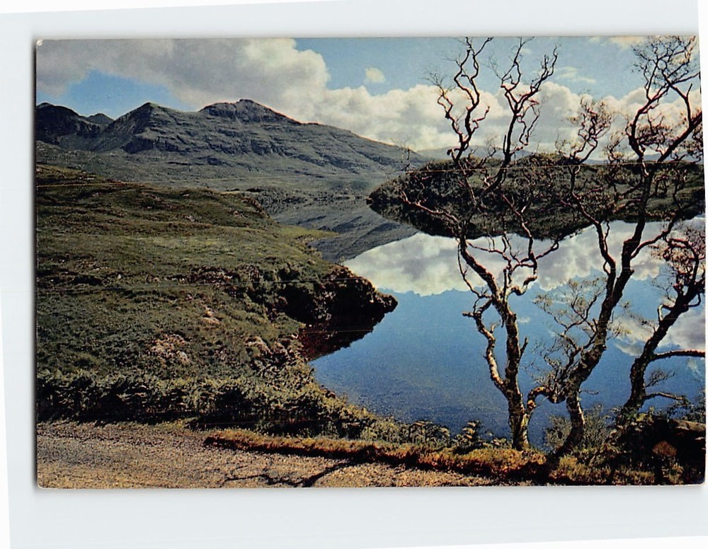 Postcard Loch Assynt Sutherland Scotland