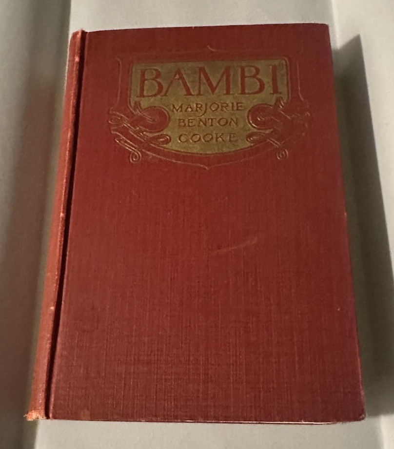 Marjorie Benton Cooke - Bambi 1914 First Edition Novel Doubleday Hard Cover Book