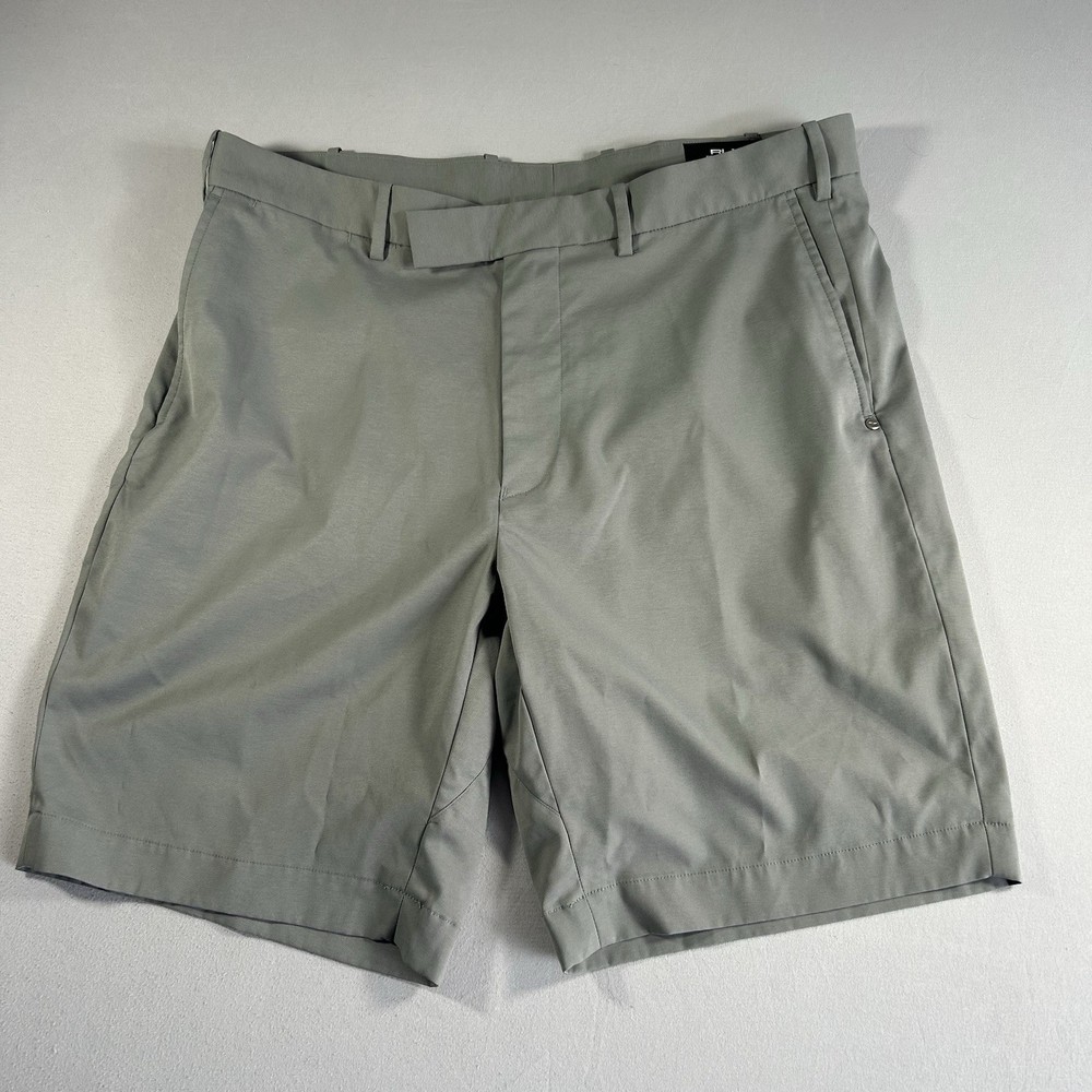 Mens RLX Ralph Lauren Golf Shorts Gray Tailored Fit Stretch 36 Performance Flex