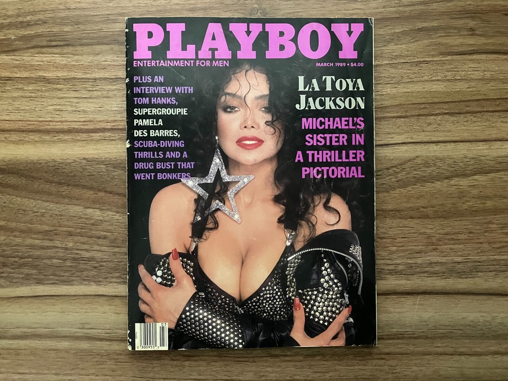 Playboy Magazine – March 1989 – LaToya Jackson – Tom Hanks