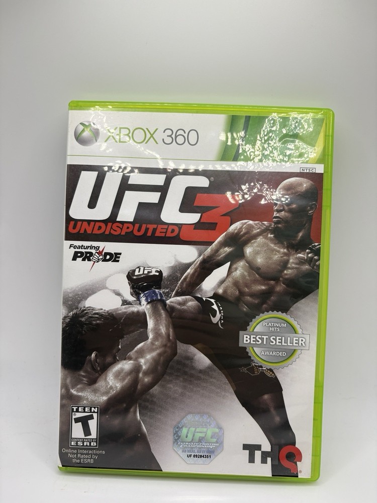 UFC Undisputed 3 Xbox 360 Complete CIB Tested