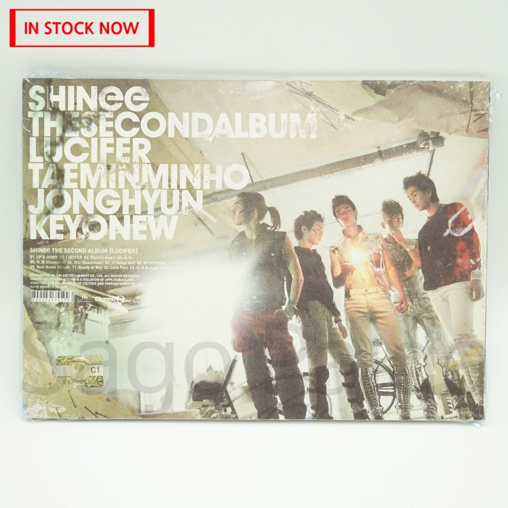 NEW SEALED SHINee LUCIFER ALBUM CD - The 2nd Album Type A 2010 - KOREA Kpop