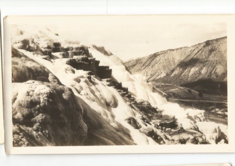 RP MONTANA YELLOWSTONE NATIONAL PARK  REAL PHOTO JUPITER TERRACE HAYNES PHOTO