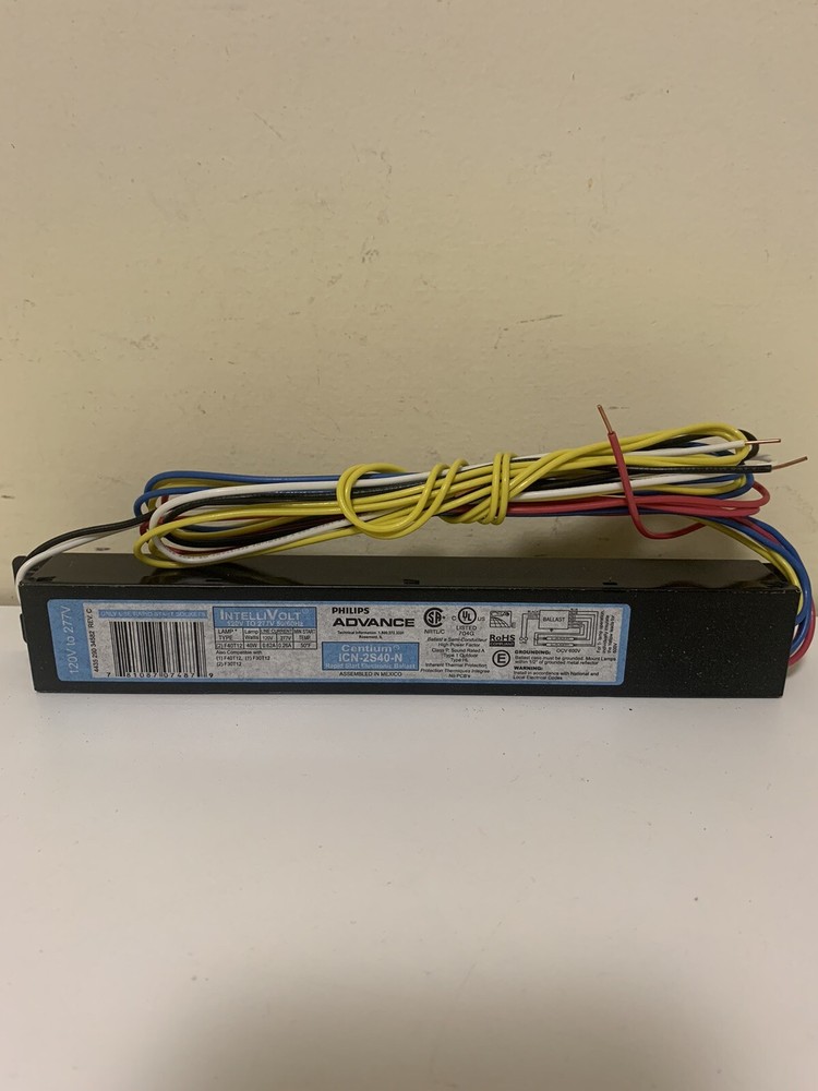 Philips Advance BALLAST, Centium ICN-2S40-N Rapid Start Electronic Ballast, New