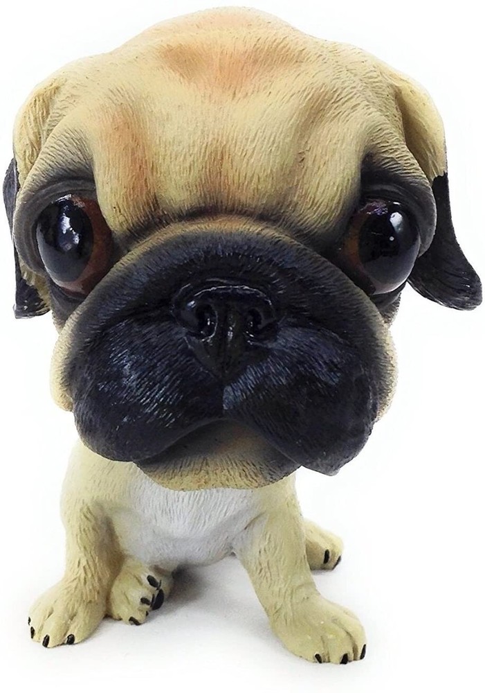 Bobble Head Pug Dog Auto Car Dashboard Figure Decoration Bulldog Ornaments