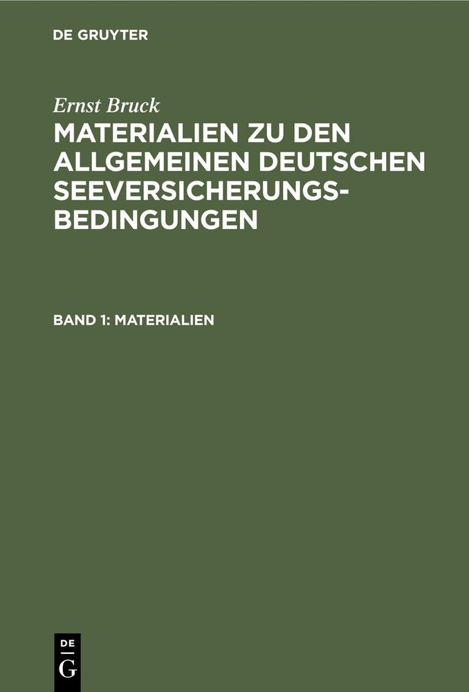 Ernst Bruck Materialien (Hardback)