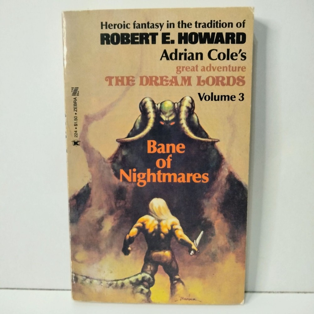 Bane Of Nightmares  Adrian Cole The Dream Lords Volume 3 1St Printing 1976 (A2)