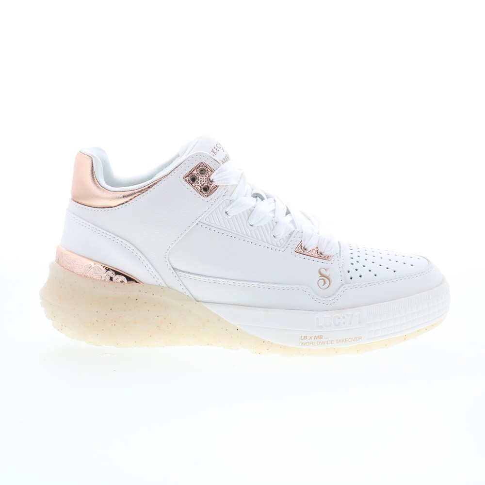 Skechers Snoop Dogg: Sizzle - Buckets Womens White Lifestyle Sneakers Shoes