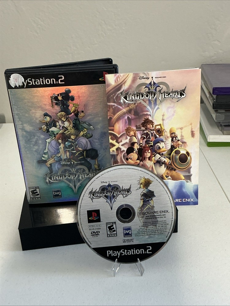 Kingdom Hearts II (Sony PlayStation 2, PS2) Black Label - Complete CIB w/ Manual