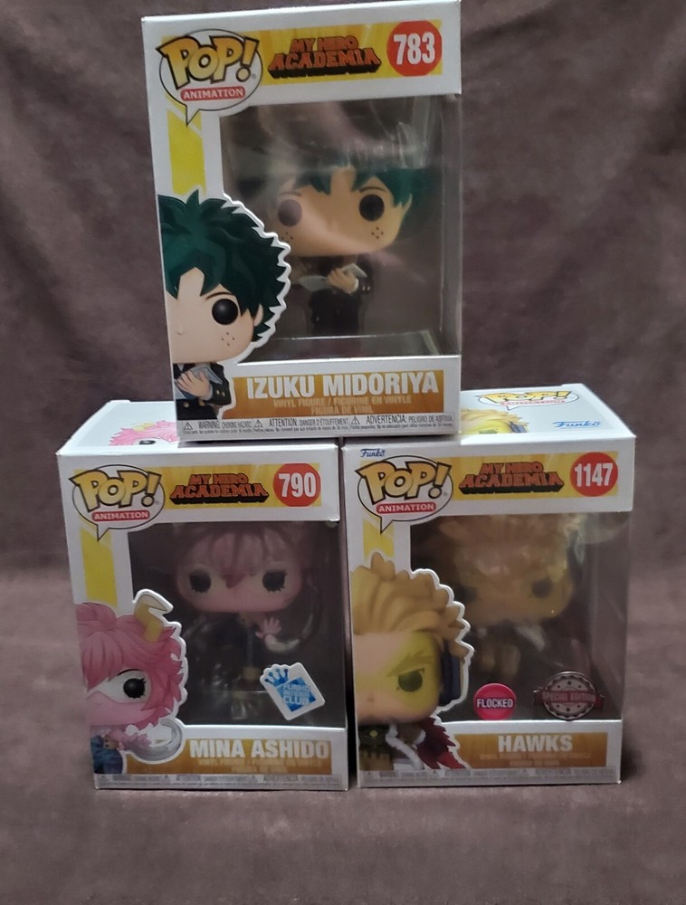 My Hero Academia Funko Pops  Lot Of 3