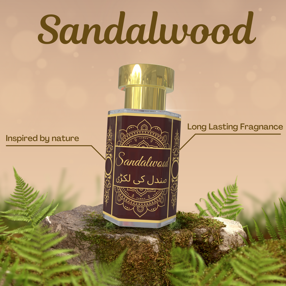 Sandalwood Perfume Attar Oil 5ml| Long Lasting | Alcohol-Free | Unisex Fragrance