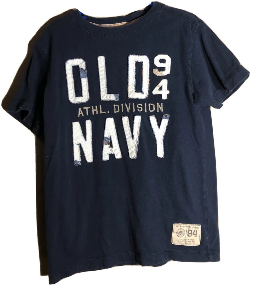 Old Navy Blue Short Sleeve Shirt Boy’s Size S