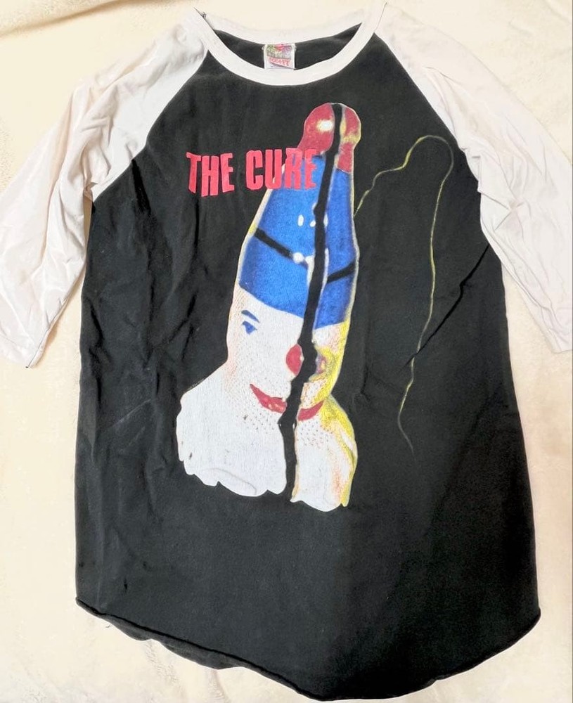 The Cure 90s Vintage Raglan T-Shirt XL Single Stitch Band Tee