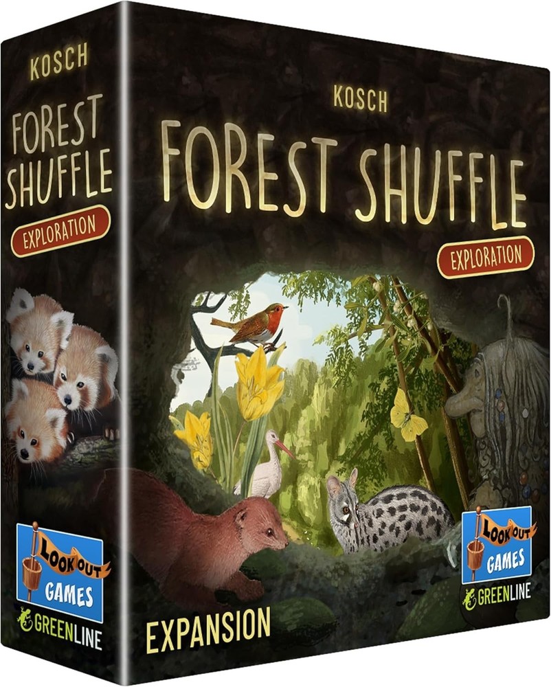 Forest Shuffle Exploration Card Game Expansion - 55 New Cards with Automa Deck,